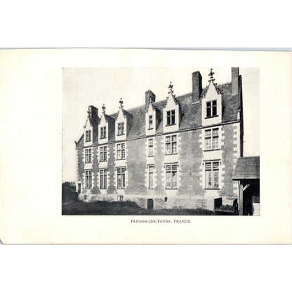 Plessis-Les-Tours France 1901 Original Print AD8-H8