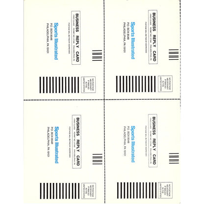 Sports Illustrated Products & Services Postal Mailing Cards 1984 Ad AF8-5