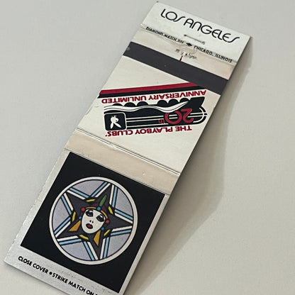 The Playboy Clubs 20th Anniversary Los Angeles Vintage Matchbook TB6-MB2-6