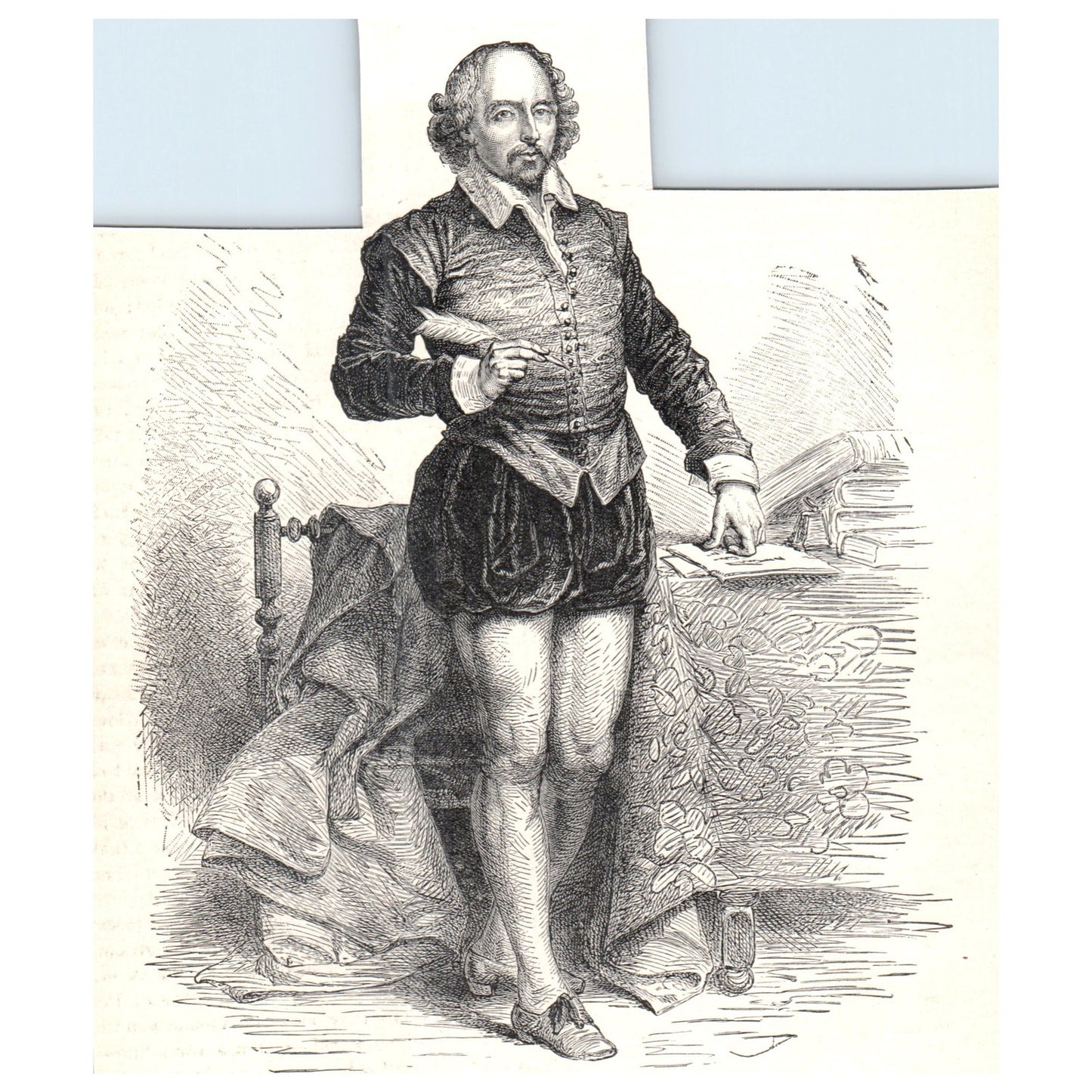 Shakespeare 1911 Engraving Print AF5-7