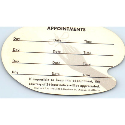 Mr Dee's Coiffures Bellflower CA Vintage Business Card SD8-B12
