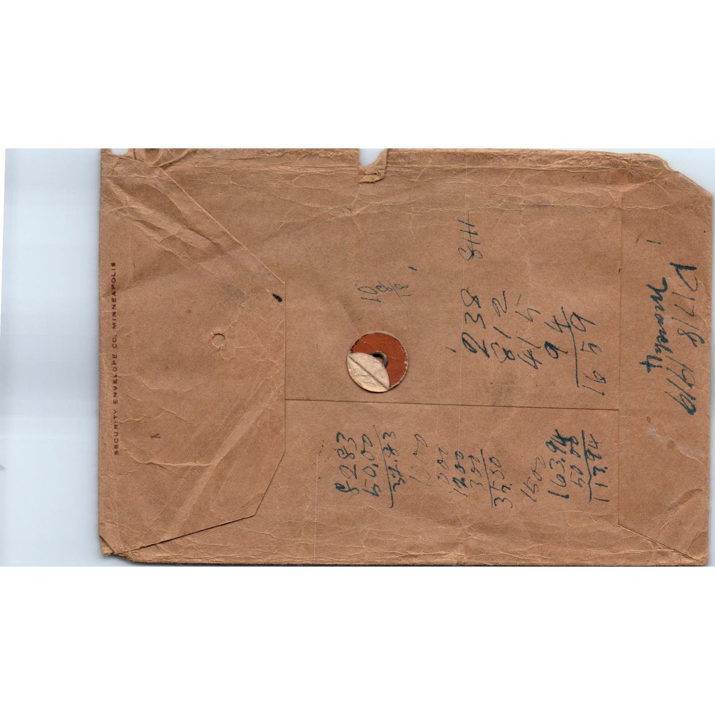 Reed's New Garden Studio 1st Ave N. Fargo ND Vintage Paper Envelope AE2