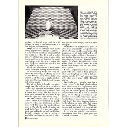 New Paints Give You Pro's Skill George H. Waltz Jr. 4-Page 1955 Article AG1-4