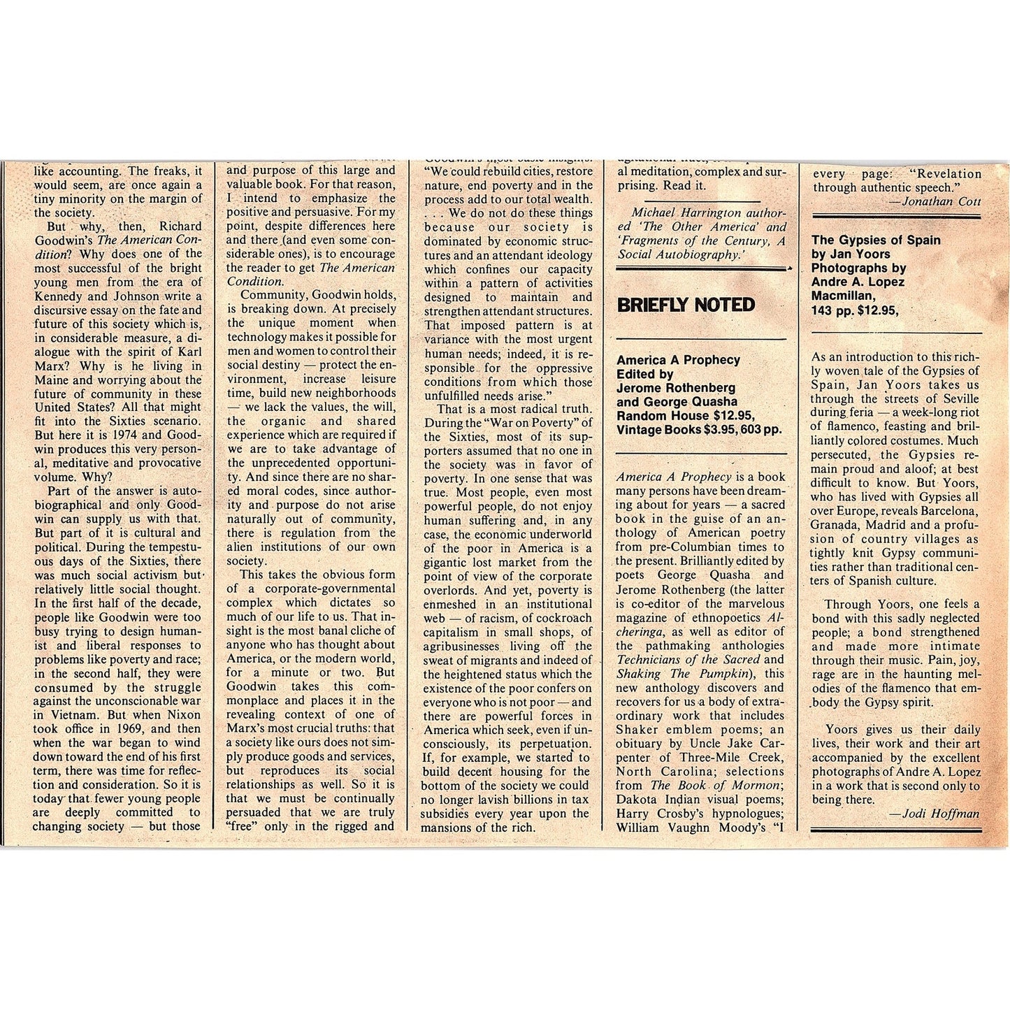 Holland Newsweek Overseas Research Project 6.5x9.5 1974 Ad AF6-18