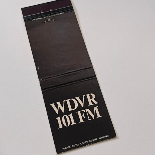 WDVT 101 FM Radio Vintage Matchbook Cover TB6-MB2-1