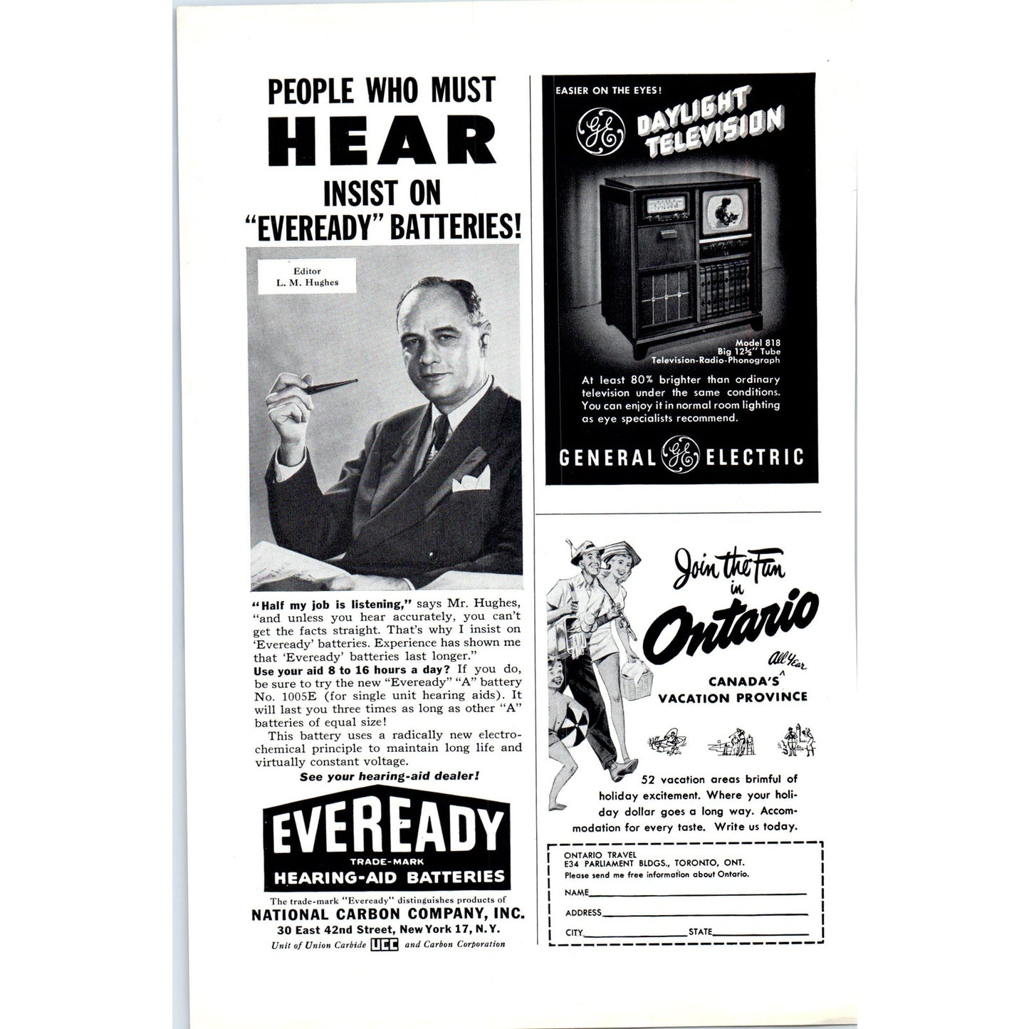 Admiral Magic Mirror Smart Set Television TV Teleset - Vintage Magazine Ad D20