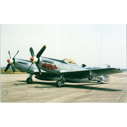 North American F-82B Twin Mustang Vintage Postcard TG8-PC