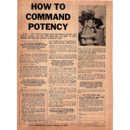 Karate Slimmer Program & Waist Trimming Belt Lynbrook NY 1967 Ad AG1-17