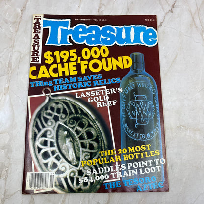 1981 Sept - Treasure Magazine - Treasure Hunting Metal Detecting Gold Coins M10