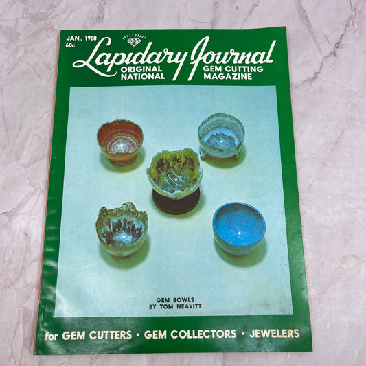 Gem Bowls by Tom Neavitt - Lapidary Journal Magazine - Jan 1968 M27