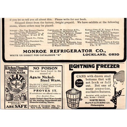 Shredded Wheat Biscuit Violin c1905 Original Magazine Advertisement AE7-A1