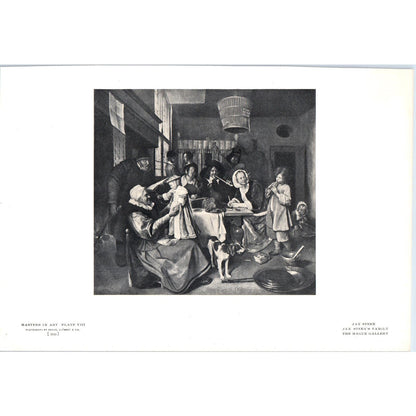 Jan Steen's Family - Jan Steen c1905 Art Print D13