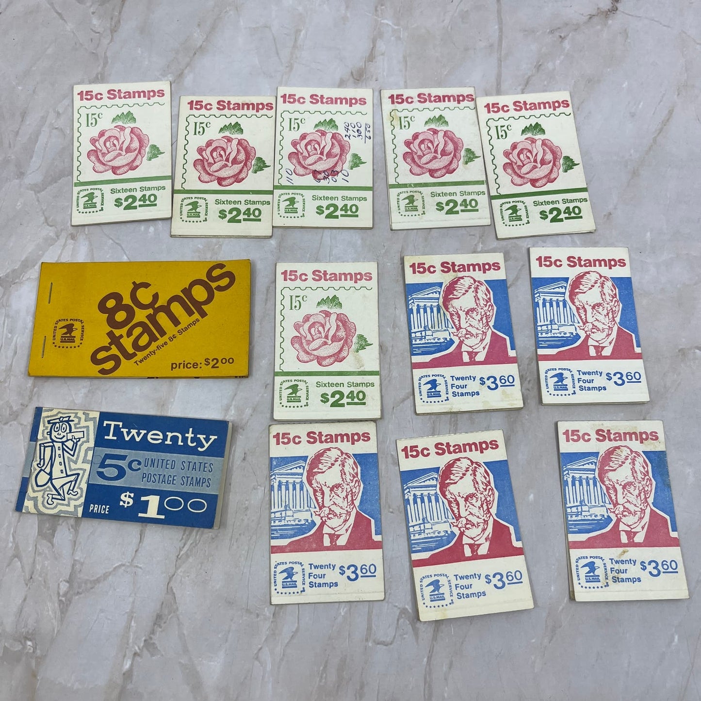 Lot of Vintage USPS Postage Stamp Books TF5-L3