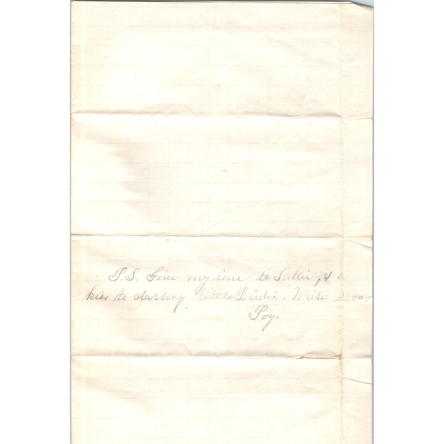 1867 Original Handwritten Letter From Girl in Madison Boarding School D21