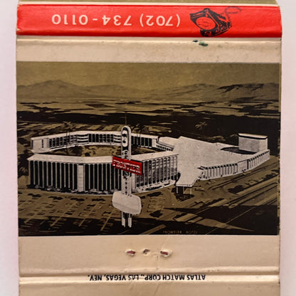 Frontier Hotel Las Vegas Nevada Vintage Matchbook Cover TB8-MB-14