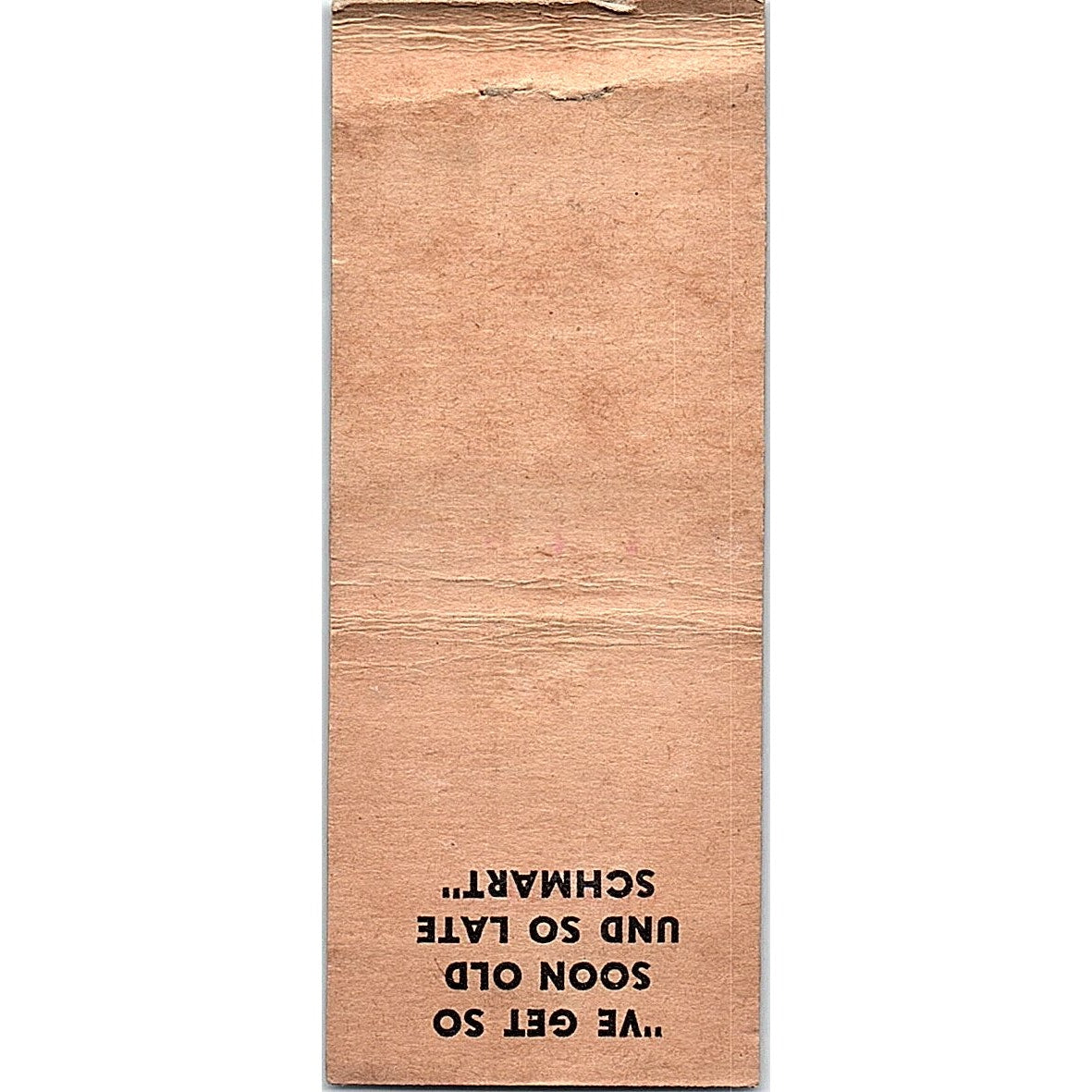 Mary's Tavern Mary Kollross Oshkosh WI Vintage Matchbook Cover SC7-Y2