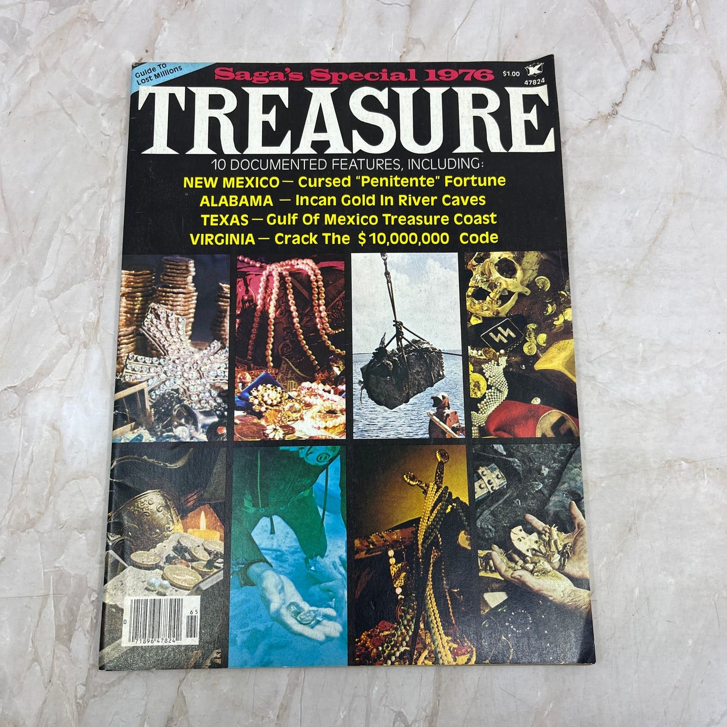 1976 - Saga's Treasure Special Magazine - Treasure Hunting Penitente Fortune M18