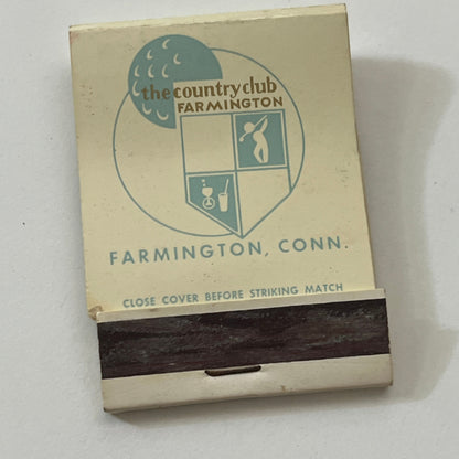 The Country Club Farmington CT Vintage Matchbook Cover TB6-MB1-4