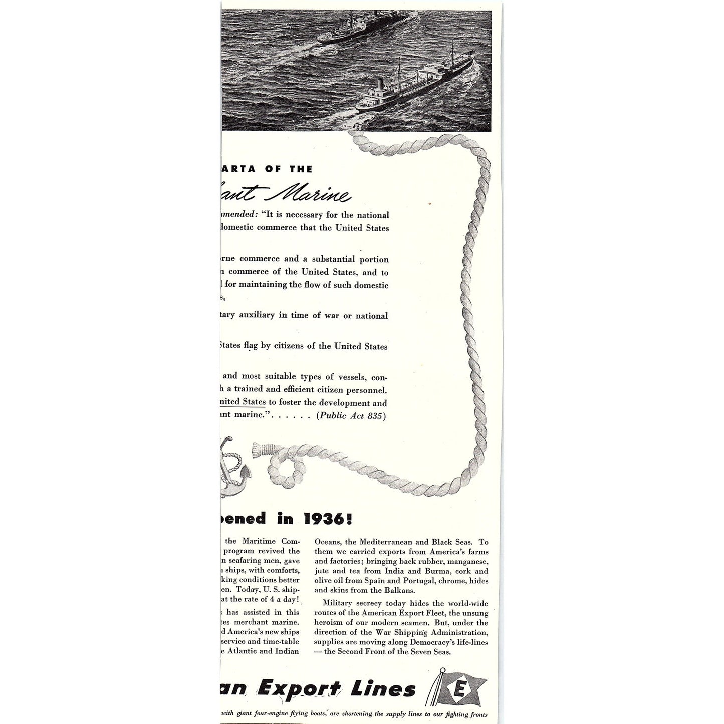 Underwood Elliott Fisher Company 1 Park Ave, NYC 1943 WWII Ad SV1-6