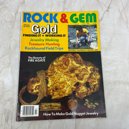 1988 July - Rock & Gem Magazine Gold Prospecting Gold Nugget Jewelry M20