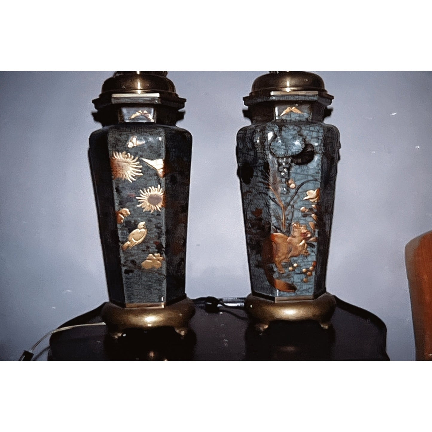 1979 Huge Lot of Slides Showing Various Antiques and Cloisonne Pottery TJ5