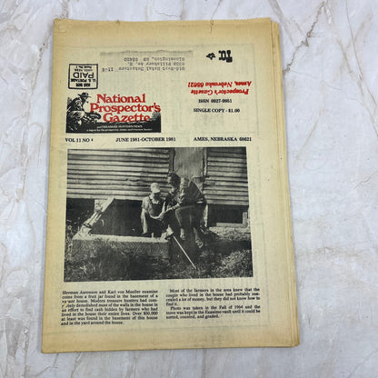 1981 Oct - The National Prospector's Gazette Newspaper - Treasure Hunting M11