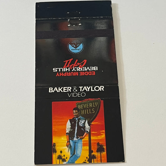 Beverly Hills Cop II Eddie Murphy Baker & Taylor Video Matchbook TB6-MB2-6