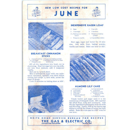 1939 Baltimore Gas & Light Newsletter Gas and Electric Servants in the Home AB9