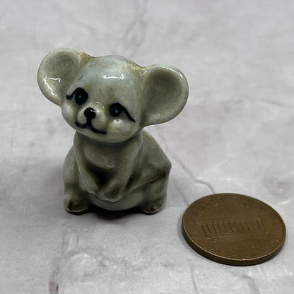 1950s Bone China Miniature Mouse Figurine Japan 1" SE2-2