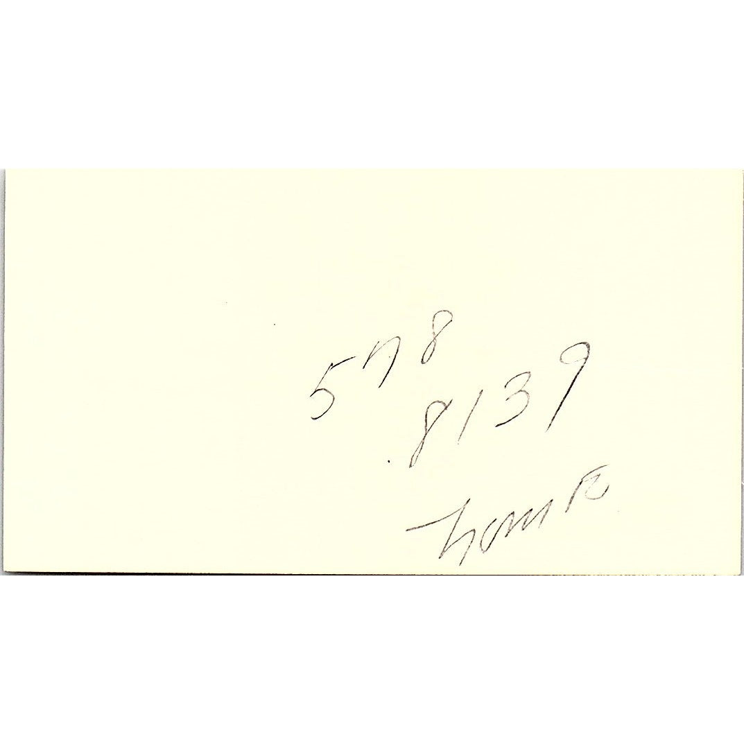 Louis V Roy Borg-Warner Dallas TX Vintage Business Card SC9-B13