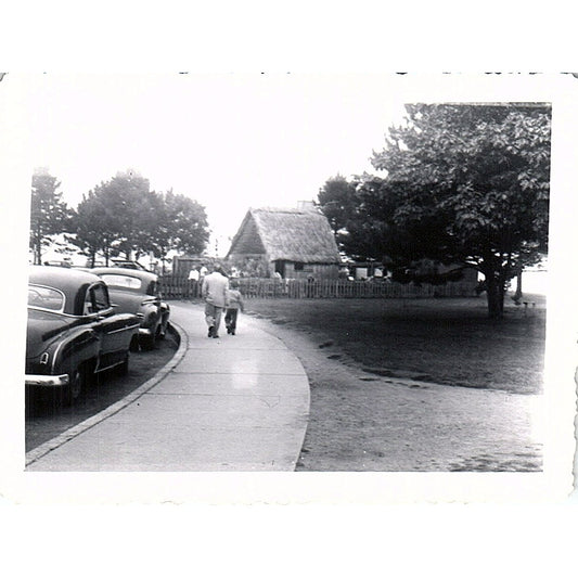 1953 Original Photograph Street View of Plymouth Massachusetts 3x4" AF9-M3