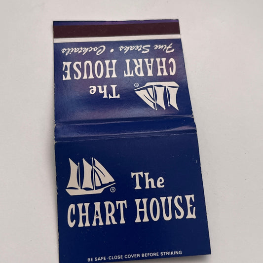 The Chart House Restaurant Fine Steaks Vintage Matchbook Cover TB8-MB-4