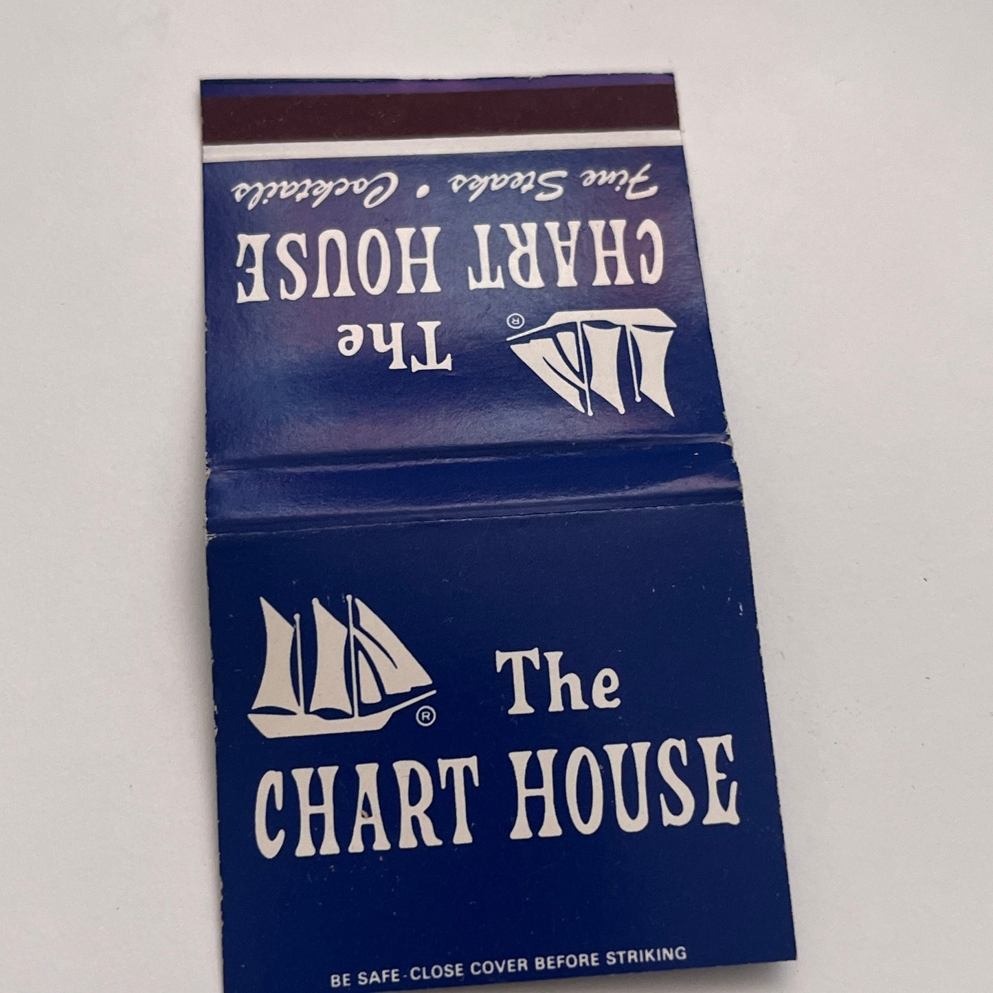 The Chart House Restaurant Fine Steaks Vintage Matchbook Cover MM2-7