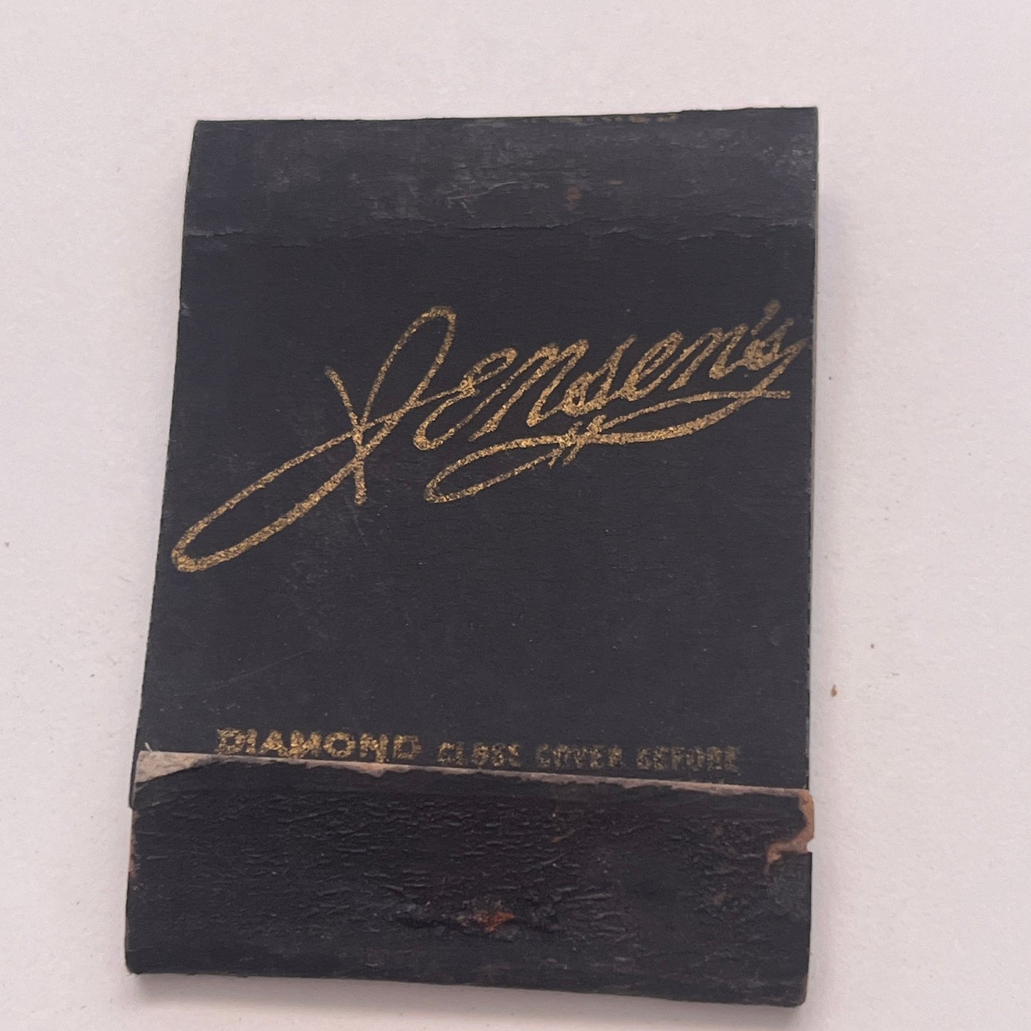 Jensen's Bakeries Confections Springfield MA Hartford CT Matchbook TB8-MB2-8