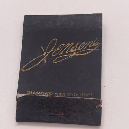 Jensen's Bakeries Confections Springfield MA Hartford CT Matchbook TB8-MB2-8