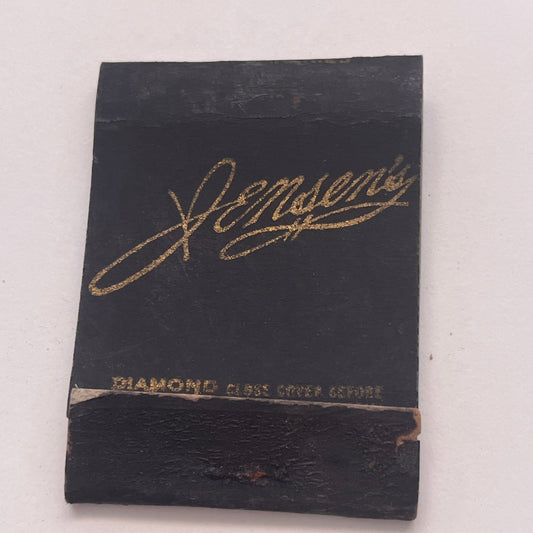 Jensen's Bakeries Confections Springfield MA Hartford CT Matchbook TB8-MB2-8