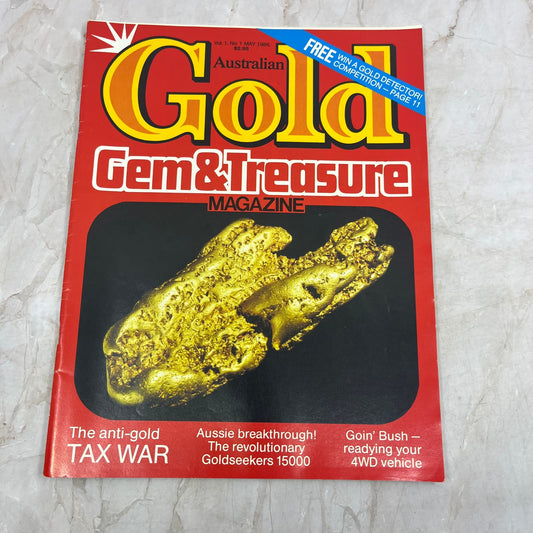1986 May - Australian Gold Gem & Treasure Magazine Anti-Gold Tax War M20