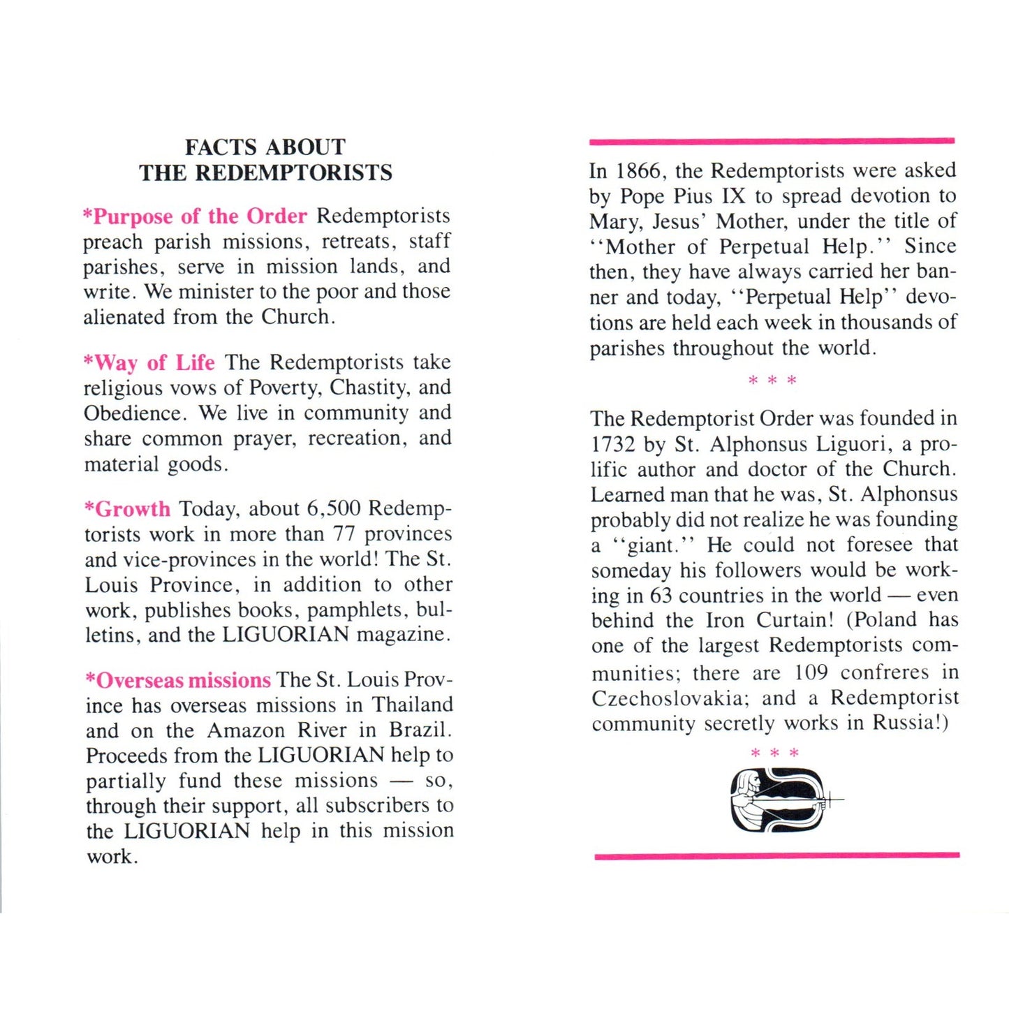 Mother of Perpetual Help Pray for Us Vintage Catholic Prayer Leaflet TH2-PC2