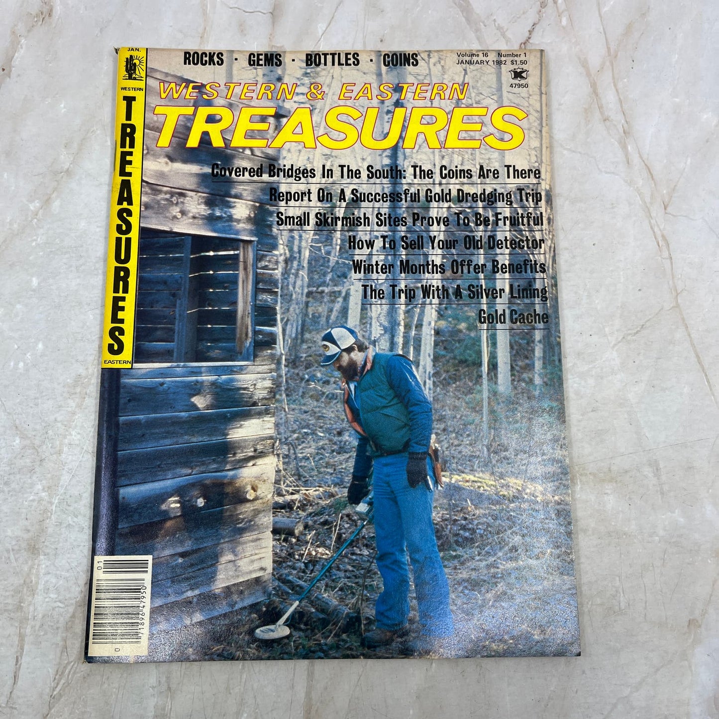 1982 Jan - Western & Eastern Treasures Magazine - Treasure Hunting Gold M13