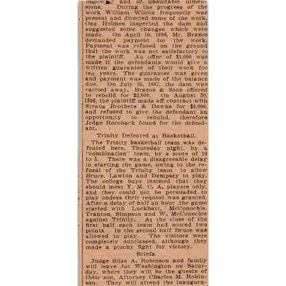 Ayer's Sarsaparilla For Depression Hartford 1901 Newspaper Ad AD8-H3
