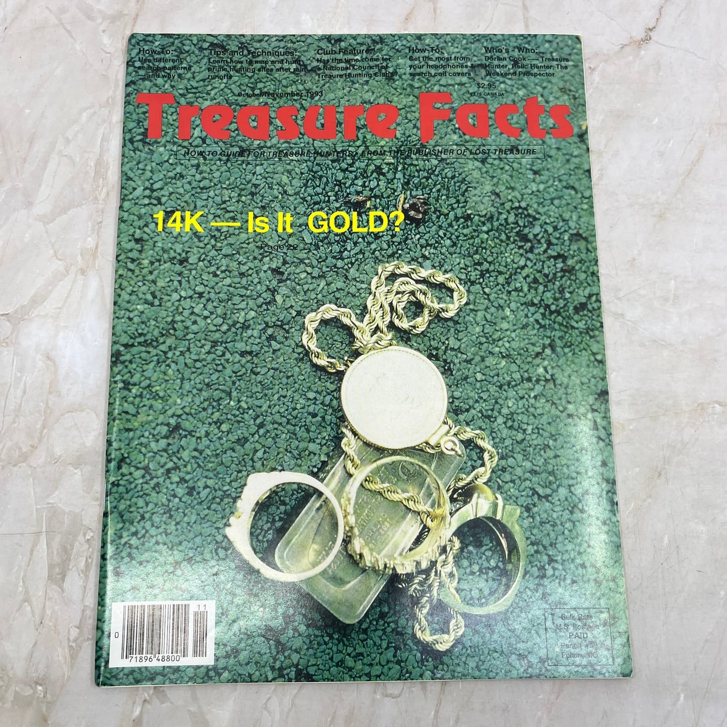 1993 Oct/Nov - Treasure Facts Magazine - Treasure Hunting Metal Detecting M17