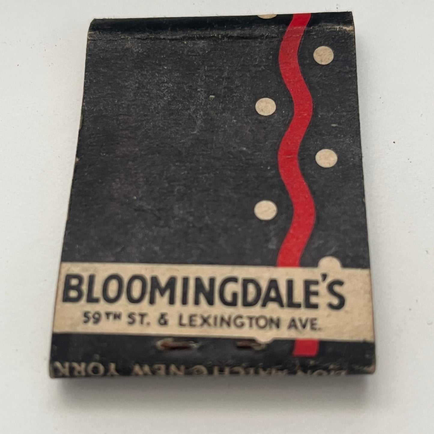 Bloomingdale's 59th St & Lexington NY Vintage Matchbook Cover TB8-MB-1
