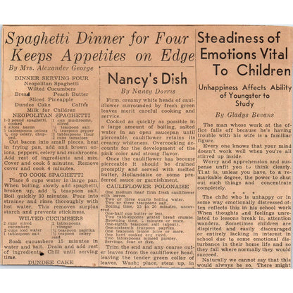 Betty Anne Foster Dorothy Marie Winn Jefferson 1935 Newspaper Article AE7-N3