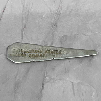 Vintage Mortar Line Pin Northwestern States Masons Cement Advertising Tool SC1
