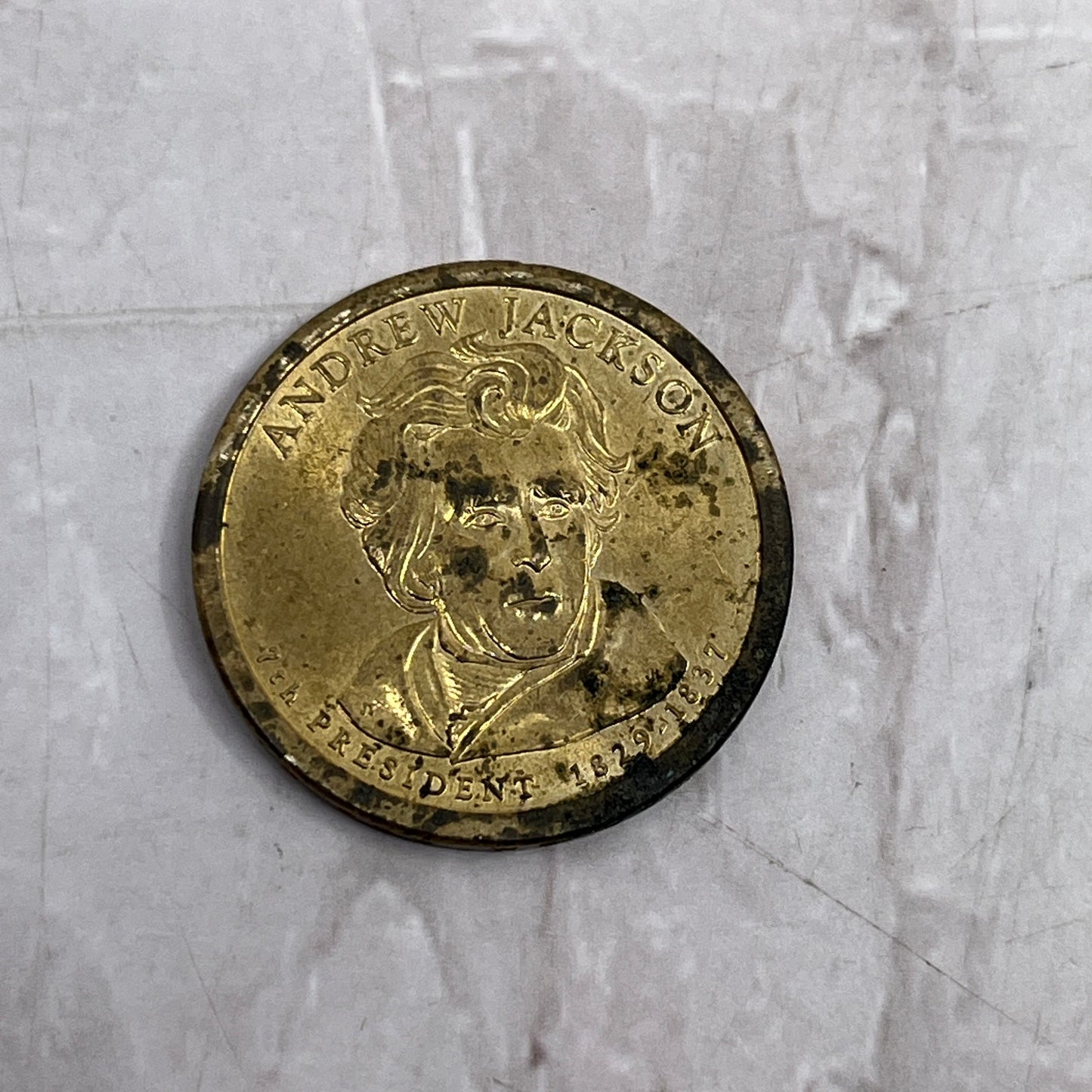 2008 P Andrew Jackson Presidential Dollar Coin SF4
