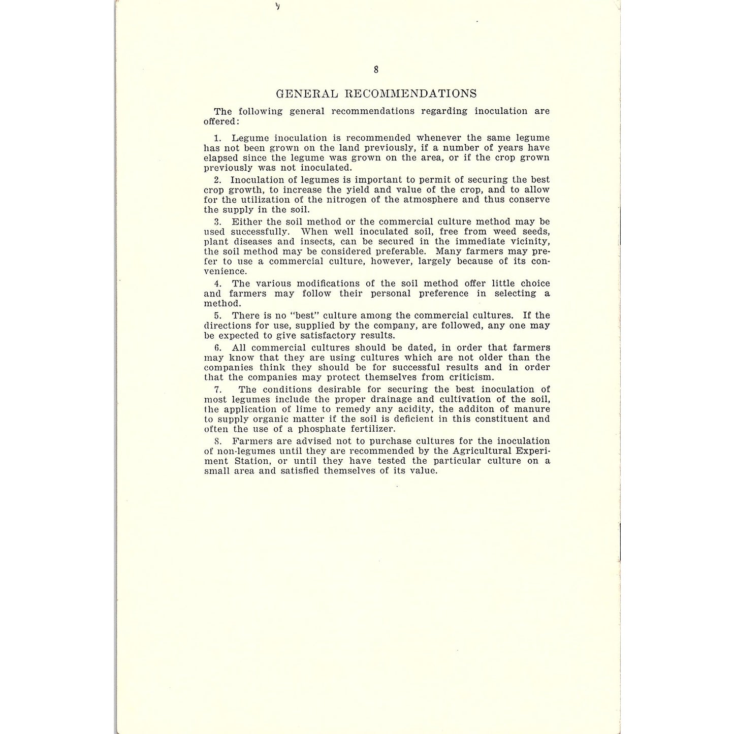 Inoculation of Legumes C.F. Curtiss 1927 Ames Iowa Farm Bulletin TK2-XB6