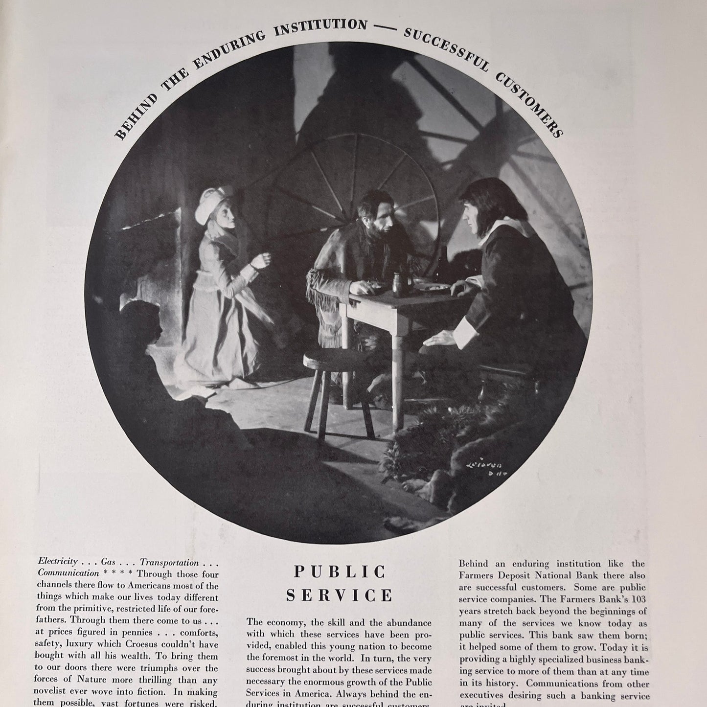 Farmers Deposit National Bank Pittsburgh PA 1935 Ad V1-4