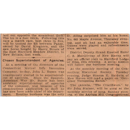 Van Houten's Cocoa Hartford 1901 Newspaper Ad AD8-H2