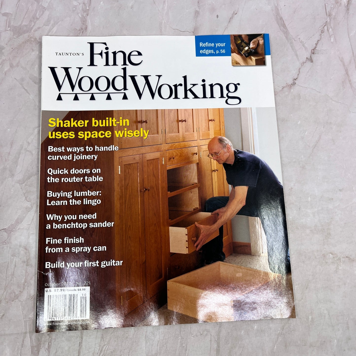 Shaker Built-In - Oct 2011 No. 221 - Taunton's Fine Woodworking Magazine M36