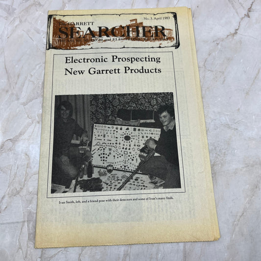 1983 Apr The Garrett Searcher Newsletter Treasure Search Electronic Recovery M11